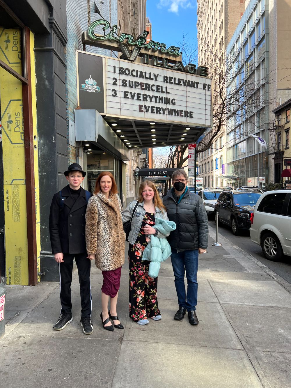 At the Socially Relevant Film Festival, Cinema Village, New York