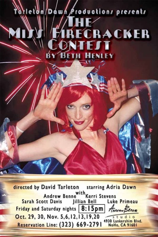 The Miss Firecracker Contest poster