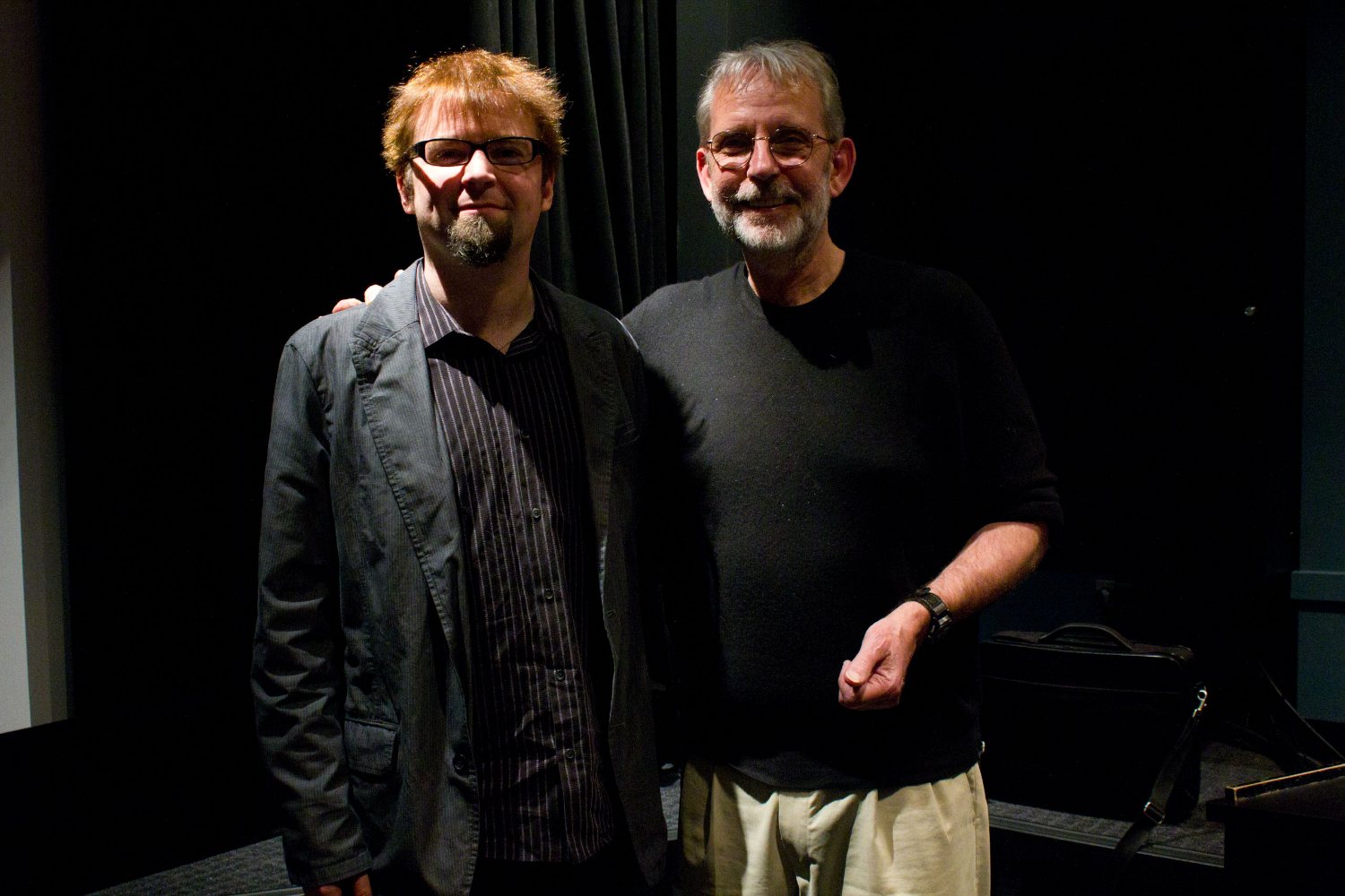 David Tarleton with editor and sound designer Walter Murch