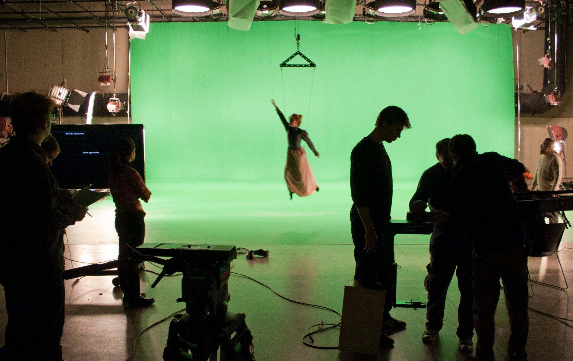 Greenscreen production of The Photographist