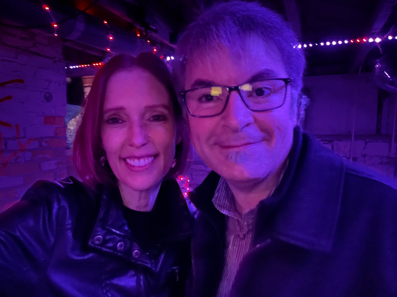 Adria Dawn and David Tarleton on the set of Spiral