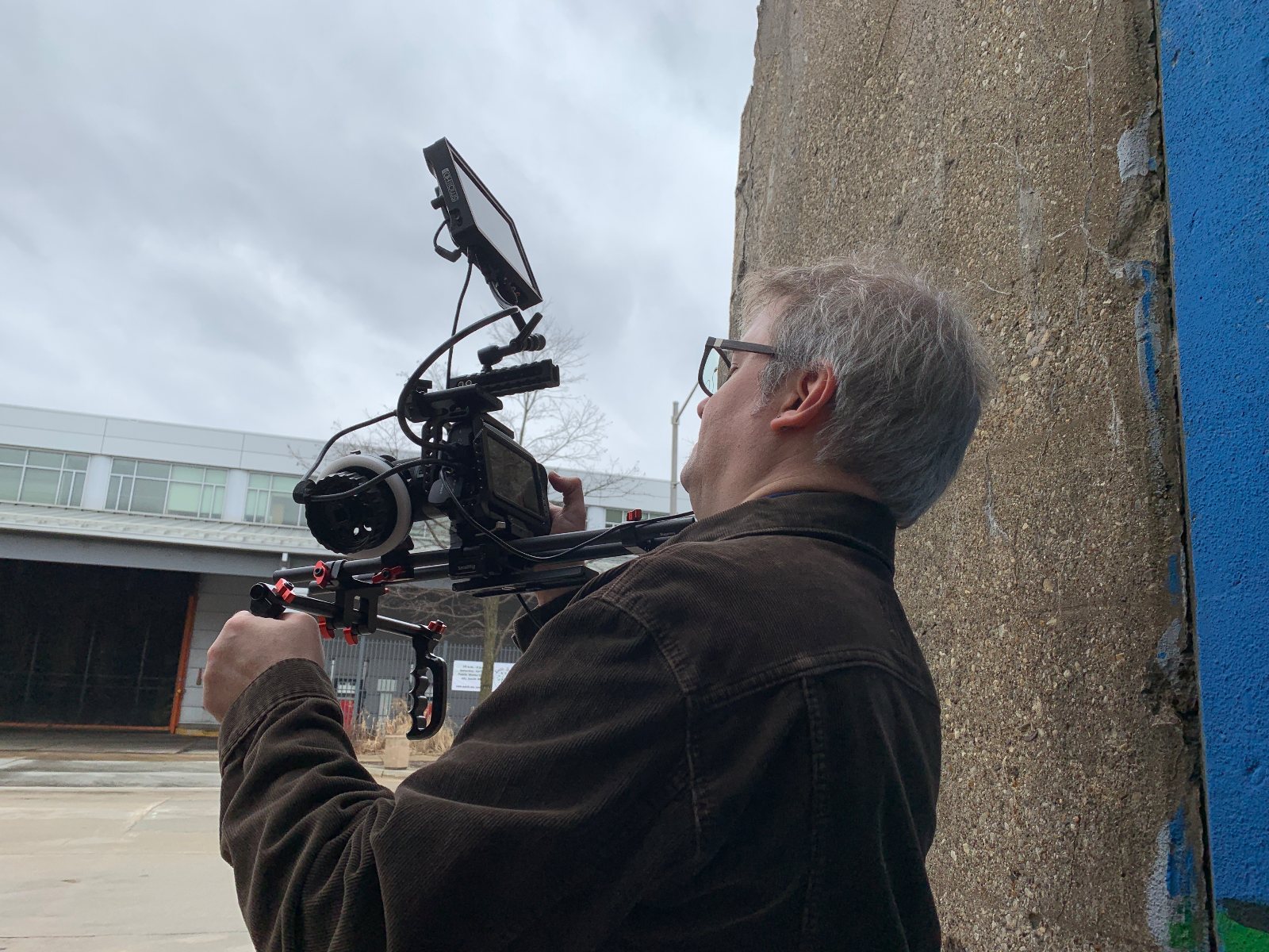 David Tarleton shooting handheld on Starfield Tectonics